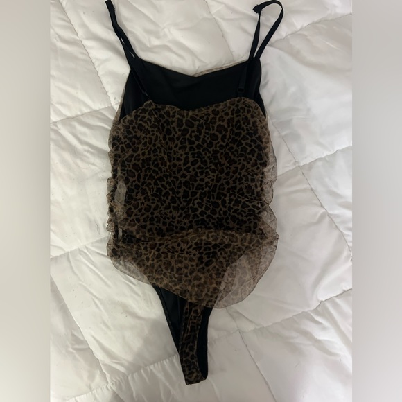 Animal Sprint Cami Mesh Bodysuit - Picture 2 of 2